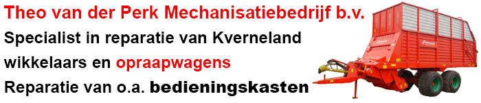 Kverneland opraapwagens - Van der Perk